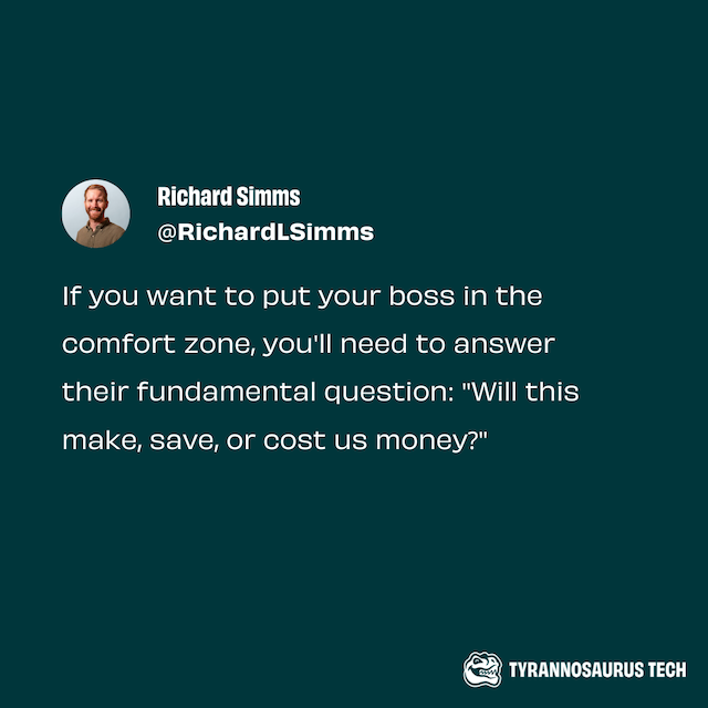 Richard Simms shares advice to get your tech budget approved, with business leaders and tech companies in atlanta on The Digital Footprint podcast.